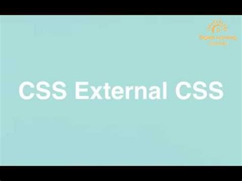 External.css Lesson 27 的图像结果