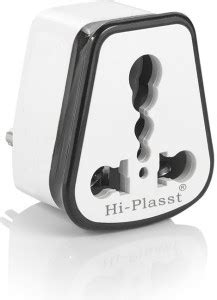 HI-PLASST (1pc) Hard PVC 5 to 15 Ampere Converter Socket for Big Size ...