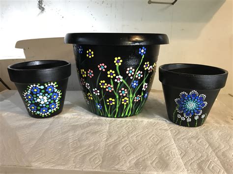 Hand Painted Flower Pots Patterns