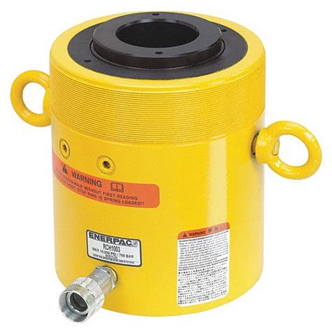 ENERPAC, 100 ton Nominal Capacity, 3 in Nominal Stroke Lg, General ...