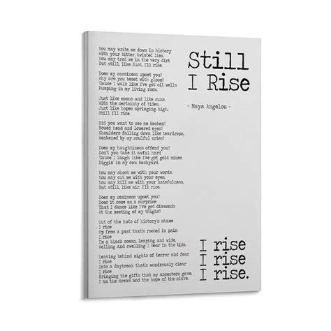 Maya Angelou Still I Rise Poem