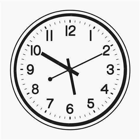 Premium Vector | Classic analog wall clock design