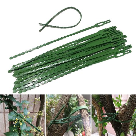 Opvise Flexible Reusable Plant Support Ties - Soft PE Garden Ties for ...