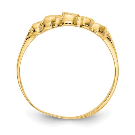 14K Gold Women's Nugget Ring