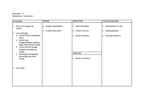 Design Thinking Problem Statement Worksheet 的图像结果