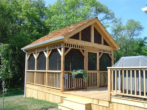 DSC08147.JPG 2592×1944 pixels | Screen house, Screened gazebo, Gazebo plans