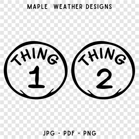 Thing 1 Thing 2 Png Thing 1 Png Dr Seuss Png Dr. Seuss Png Thing One ...