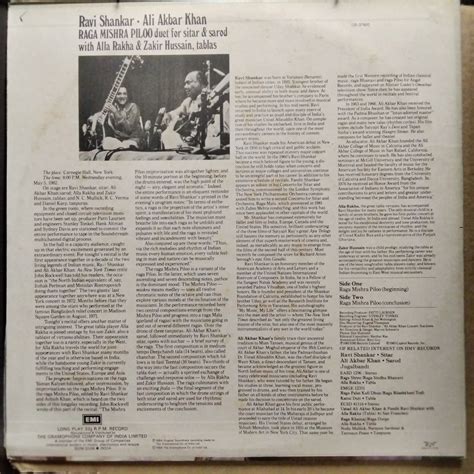 Buy Ravi Shankar · Ali Akbar Khan - Raga Mishra Piloo (Duet For Sitar ...