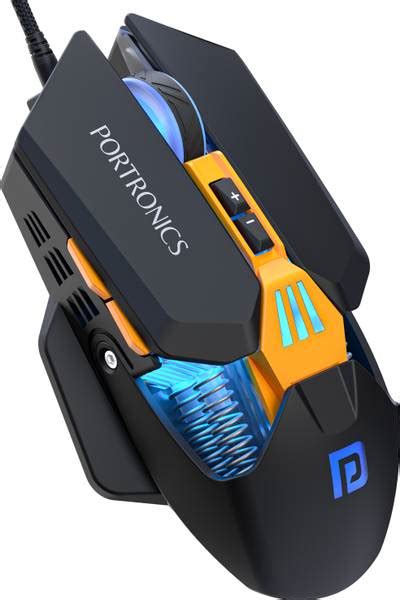 Portronics Vader 2.0 Wired Gaming Mouse, 7 Programmable Button, Upto ...