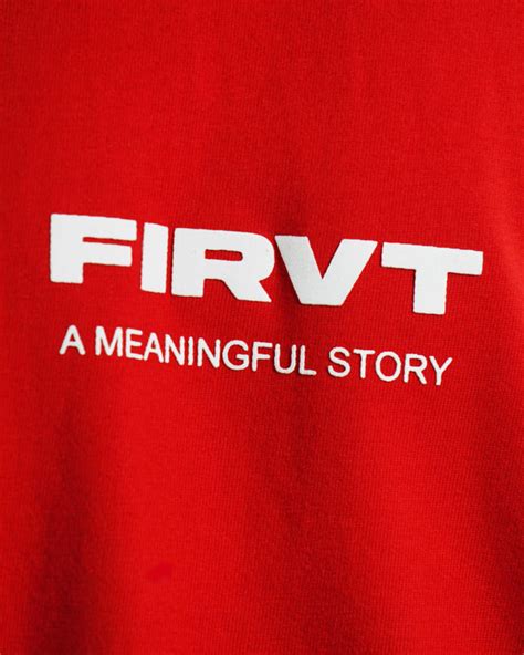 FIRVT RED TSHIRT