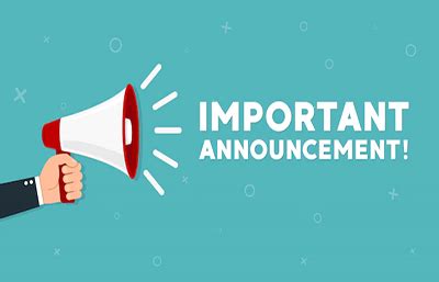 Announcements