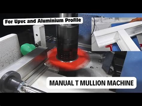 Aluminium T Mullion Cutting Machine - Manual End Milling Machine For ...