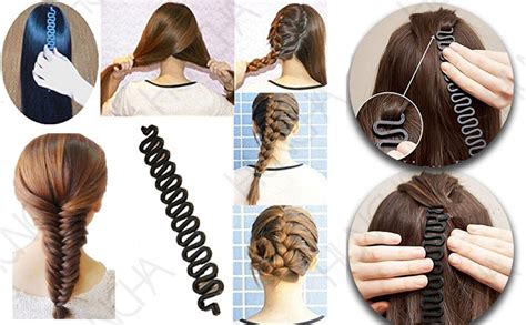 Buy HUNCHA Fashion French Hair Styling Clip Stick Bun Maker Braid Tool ...