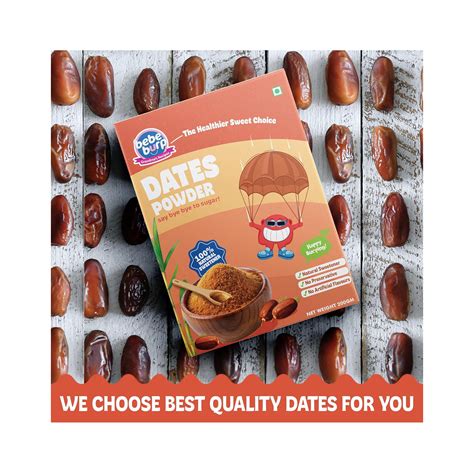 Bebe Burp Dates Powder (Natural Sweetener) 200g - Cureka