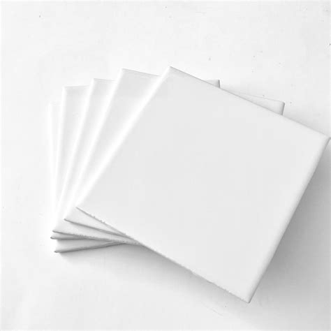 Buy 6x6 White Glossy Finish Ceramic Subway Tile Shower Walls Backsplash ...
