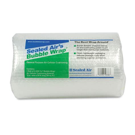 Sealed Air Bubble Wrap Multi-Purpose Material - 12" Width x 30 ft ...