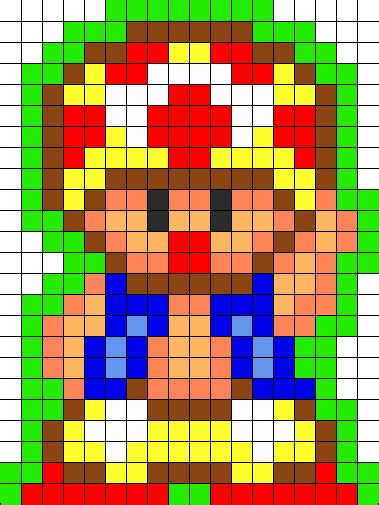 Image result for How to Draw 8-Bit Toad