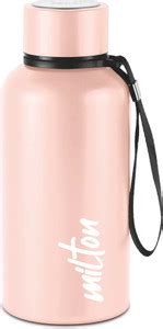 MILTON Aura 500 Thermosteel Water Bottle, ISI Certified, 24 Hr Hot and ...