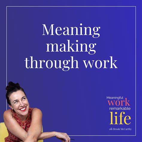 Episode 1: Meaning-making through work | Work for love and money