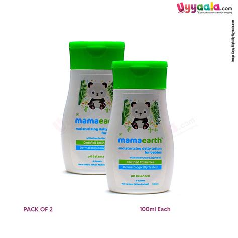 Mamaearth Deeply Moisturizing Baby Lotion - 100 ml (Pack of 2)