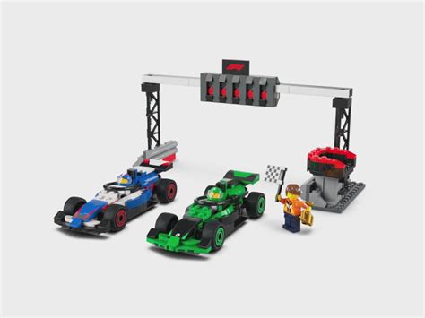 City F1® Grid with VCARB & Sauber Race Cars Toy Vehicle Set 60474 Buil ...