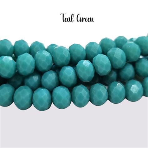 Per Line, Solid Opaque Color, 8mm Crystal Glass beads Rondelle Shape ...