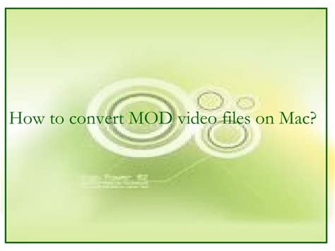 Image result for Convert Mod Files
