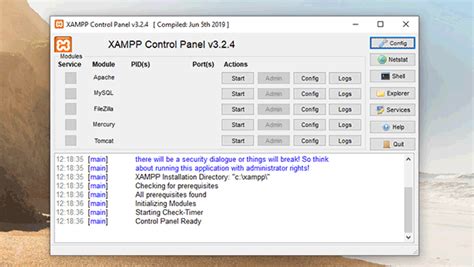 Xampp Control Panel Setup 的图像结果