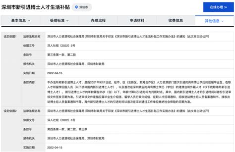 2022年深圳市新引进博士人才生活补贴申请指南。100000元/人，重磅来袭！ - 知乎