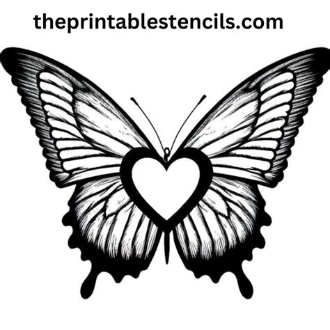 Butterfly Stencil Printable