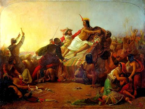 "Pizarro Seizing the Inca of Peru", by John Everett Millais, ca. 1845 ...