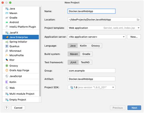 Image result for IntelliJ Java Enterprise Web App