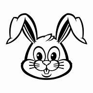 Image result for White Easter Bunny Cartoon