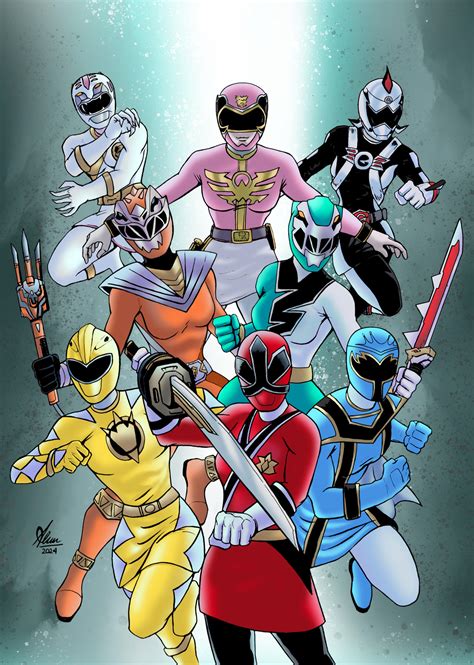 Power Rangers Female Team in 2024 by 4l4n17 on DeviantArt