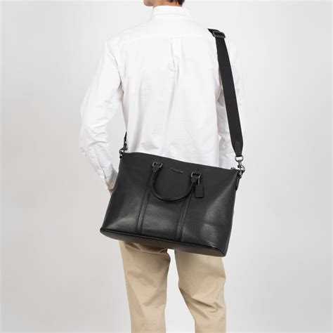 コーチ COACH CALEB WORK BAG ケイレブ ワーク バッグ トート トートバッグ ショルダーバッグ （ブラック ...