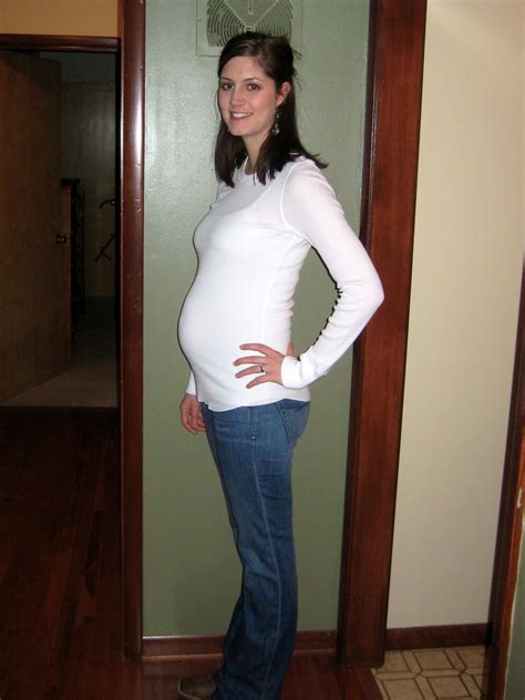 Six Months Pregnant Belly