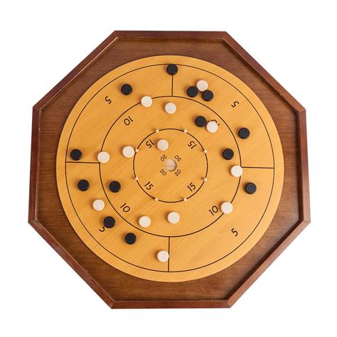 Buy GAMELAND Crokinole and Checkers Tournament Size Crokinole Board ...
