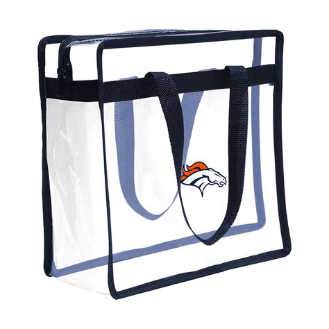 WinCraft NFL Denver Broncos Clear Tote Bag with Colored Strap Stadium Approved - Walmart.com