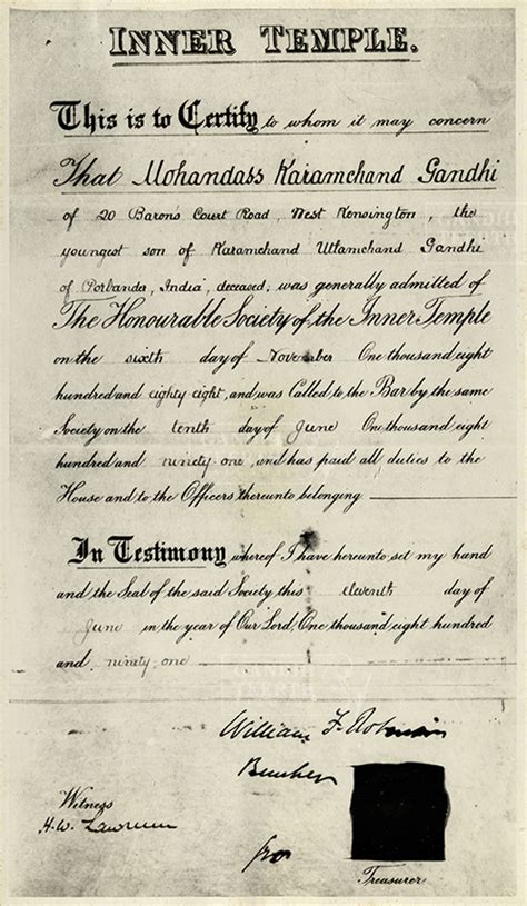 Degrees Did Not Matter to Mahatma Gandhi, but He Acquired Them Through ...