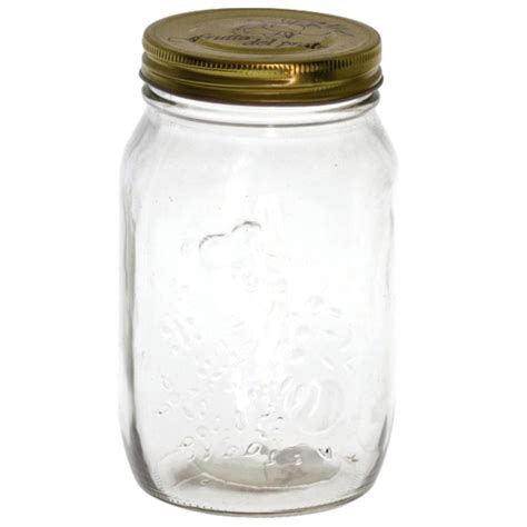 Large Mason Glass Jar 17 cm | Wholesale - Floral Craft