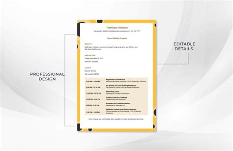 Image result for Program Template Design