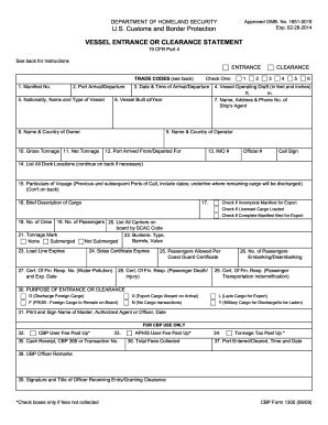 2009 Form CBP 1300 - Blank Fillable Template | Fill Out, Print ...