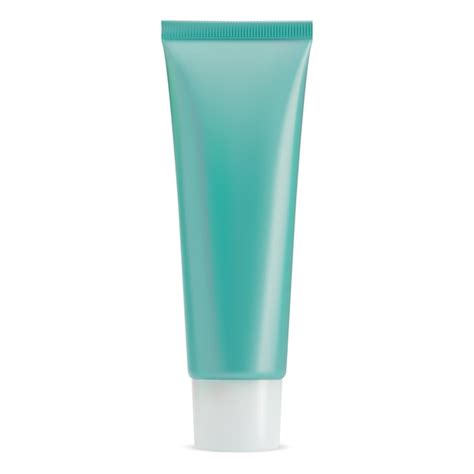 Tube de crème cosmétique Maquette de bouteille de crème à capuchon ...