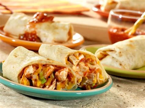 Oven-Fried Chicken Chimichangas Recipe | Food Network