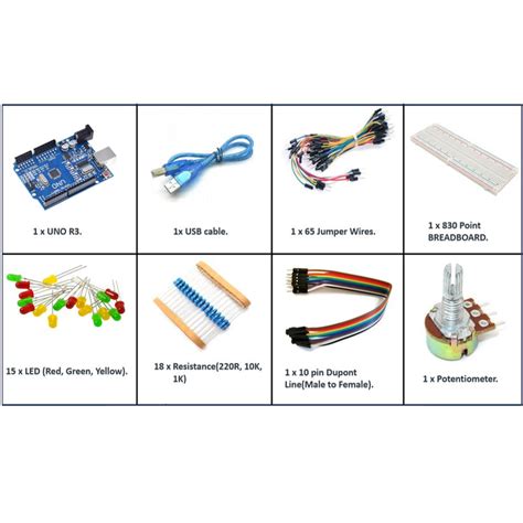 UNO R3 Starter Kit (34 Items) – ControllersTech®