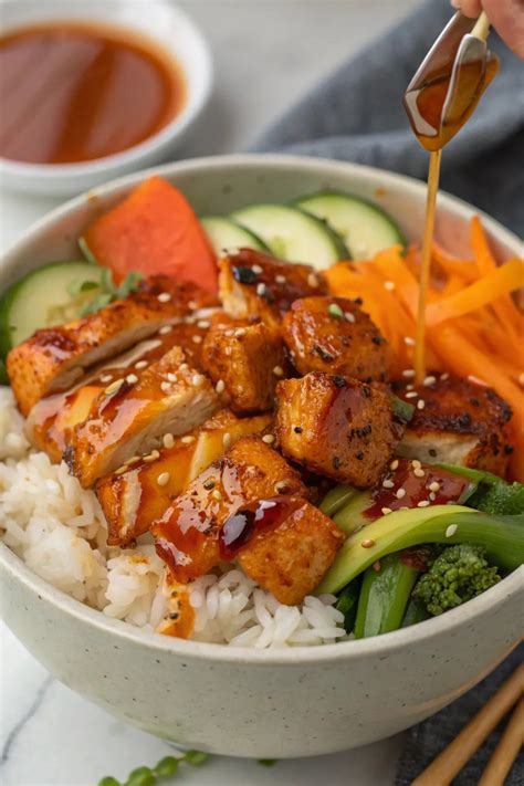 30-Minute Hot Honey Chicken Bowls – Ultimate Sweet & Spicy Flavor!