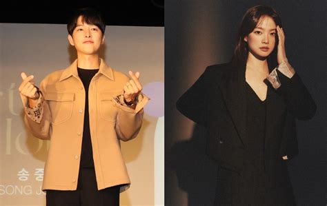 Actor Song Joong-ki, left, and Chun Woo-hee [JOONGANG ILBO/NETFLIX]