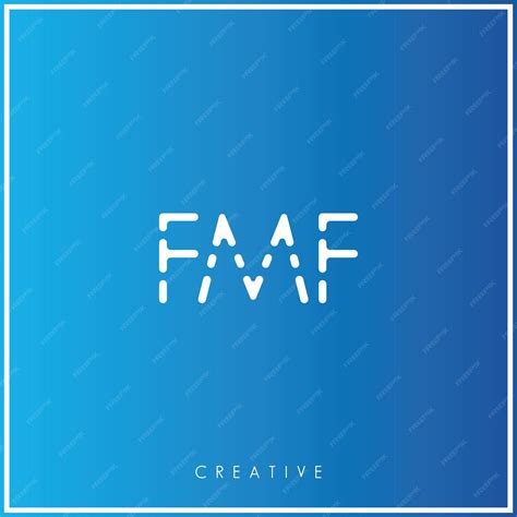 FMF Premium Vector último Logo Design Creative Logo Vector Ilustração ...