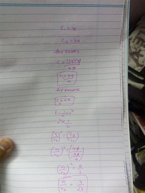 Find the ratio of the potential difference tat must be applied across ...