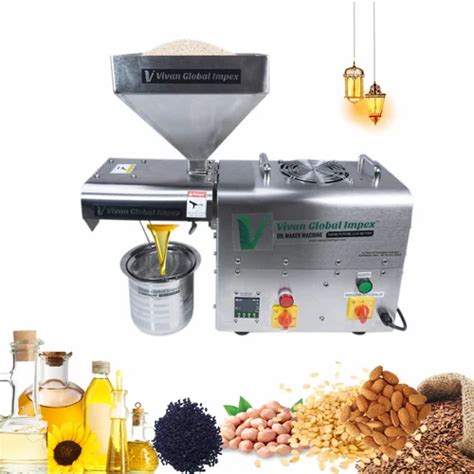 Oil Expeller Machine and Oil Maker Machine Manufacturer | Vivan Global ...